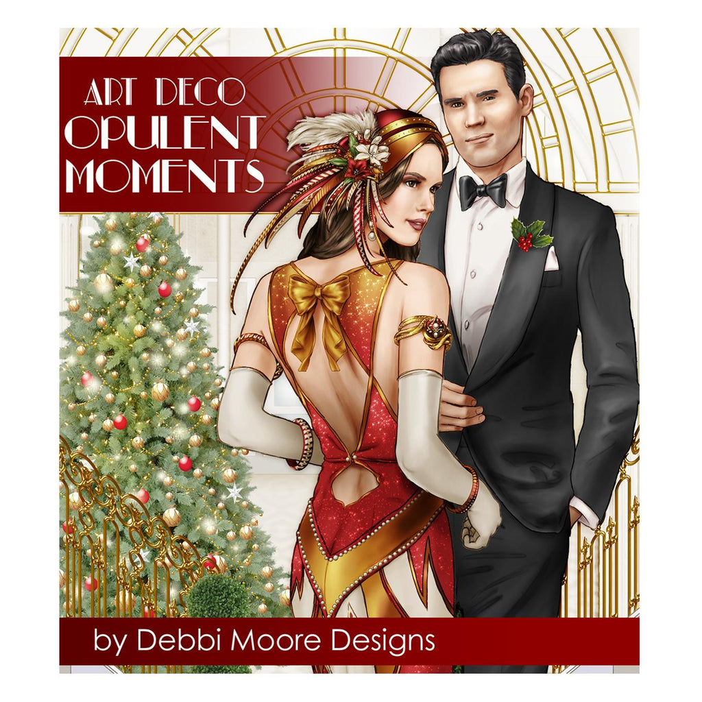 Debbi Moore Designs Art Deco Opulent Moments Crafting Collection Usb Key