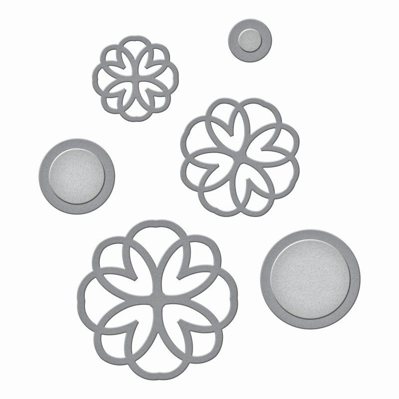 Spellbinders Lacework Button Flowers