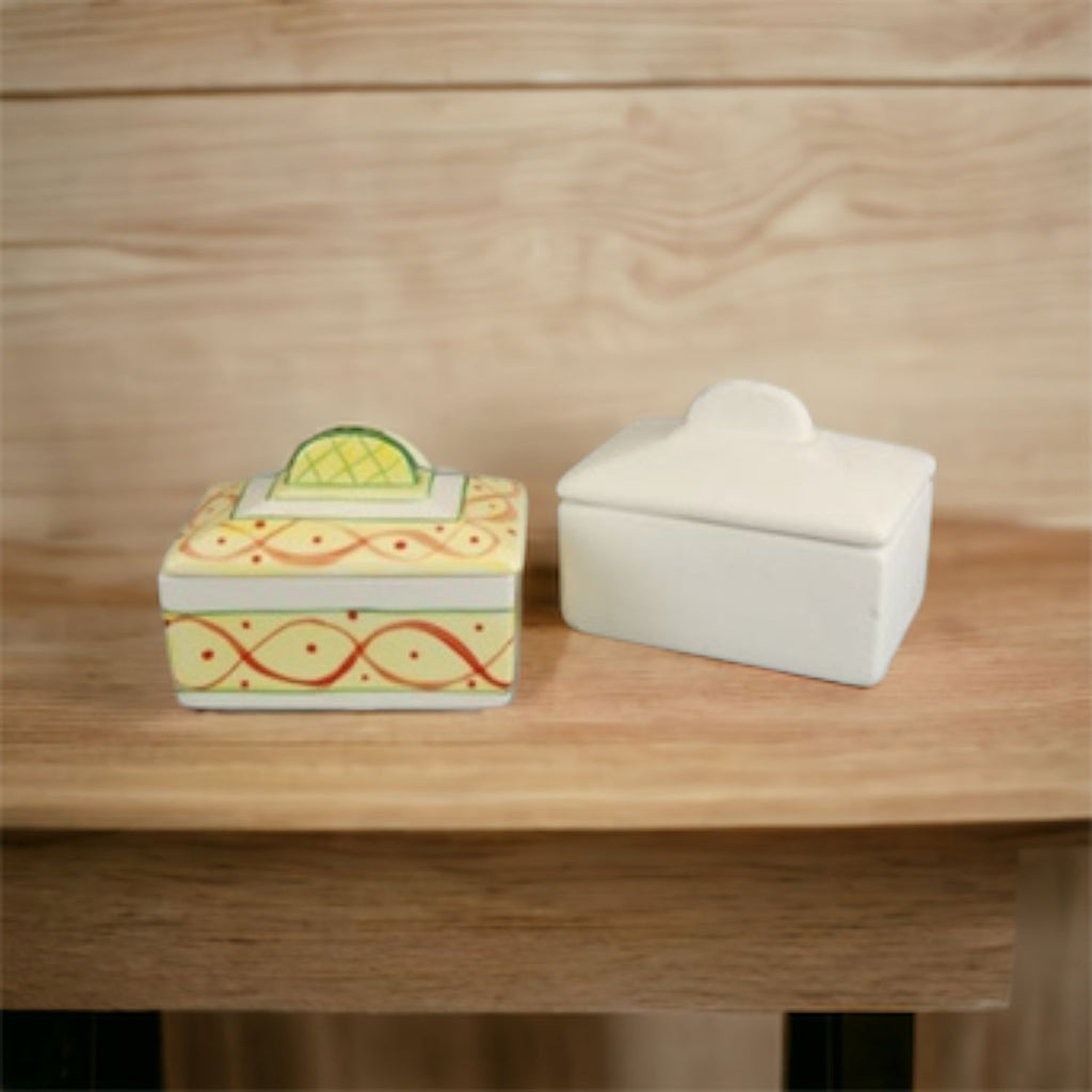 Butter Dish Oblong With Lid (Carton Of 6)
