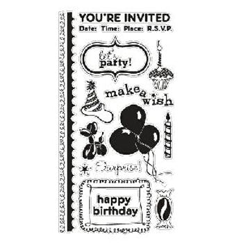 American Crafts Stamp Set - Birthday - Large