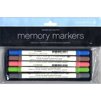 American Crafts Memory Marker - Set 4