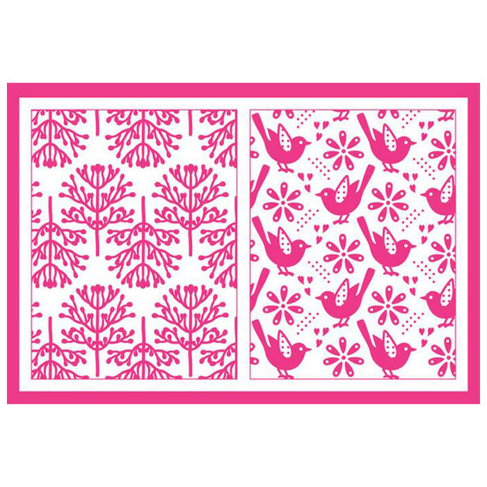 Artdeco Creations A2 Embossing Folder Spring Happiness