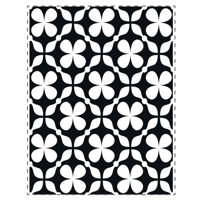 Artdeco Creations Clover Quilt A2 Embossing Folder