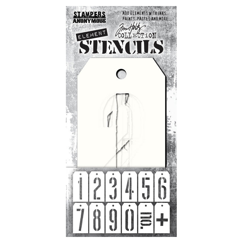 Art Gone Wild Mechanical, Element Stencils (12 Ea.)