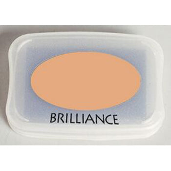 Tsukineko Pearlescent Orange Brilliance Pad