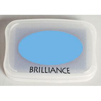 Tsukineko Pearlescent Sky Blue Brilliance Pad