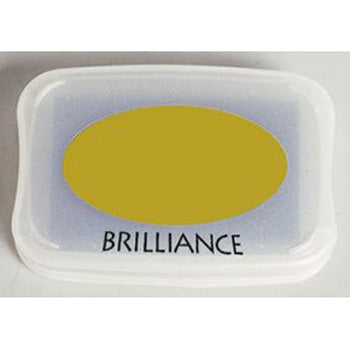 Tsukineko Pearlescent Olive Brilliance Pad