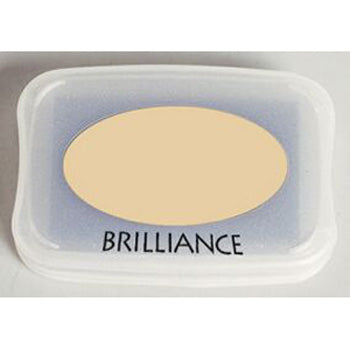 Tsukineko Pearlescent Beige Brilliance Pad