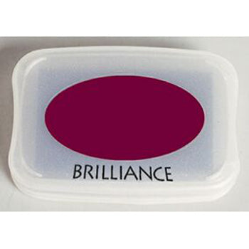 Tsukineko Pearlescent Crimson Brilliance Pad