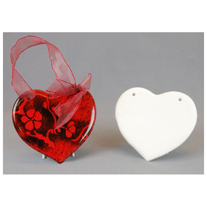 Ceramiche Arti-C Heart Plaque (Carton Of 12)