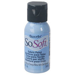 DecoArt Baby Blue Deep Sosoft 1oz.