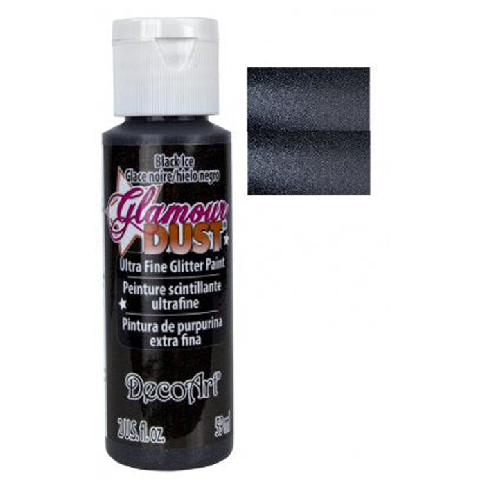 DecoArt Black Ice Glamour Dust 2oz