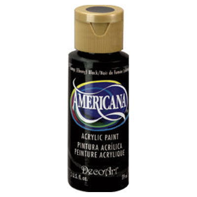 DecoArt Lamp (ebony) Black Americana Acrylic 2oz.