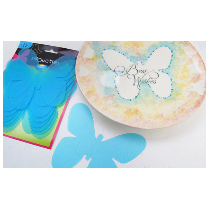 Avenue Manderine Butterfly Silhouette - Pack Of