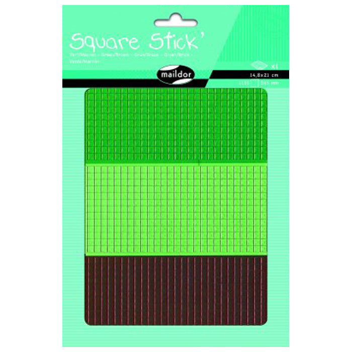 Avenue Manderine Square Stick Green/brown 5mm