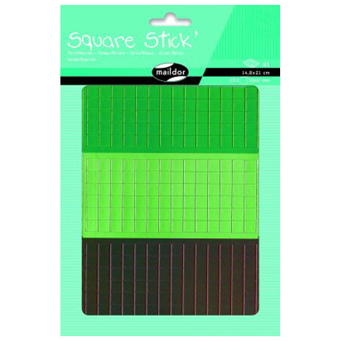 Avenue Manderine Square Stick Green/brown 1cm