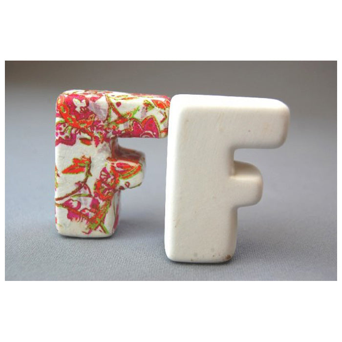 3d Letter F 4.5cm (pack Of 6)