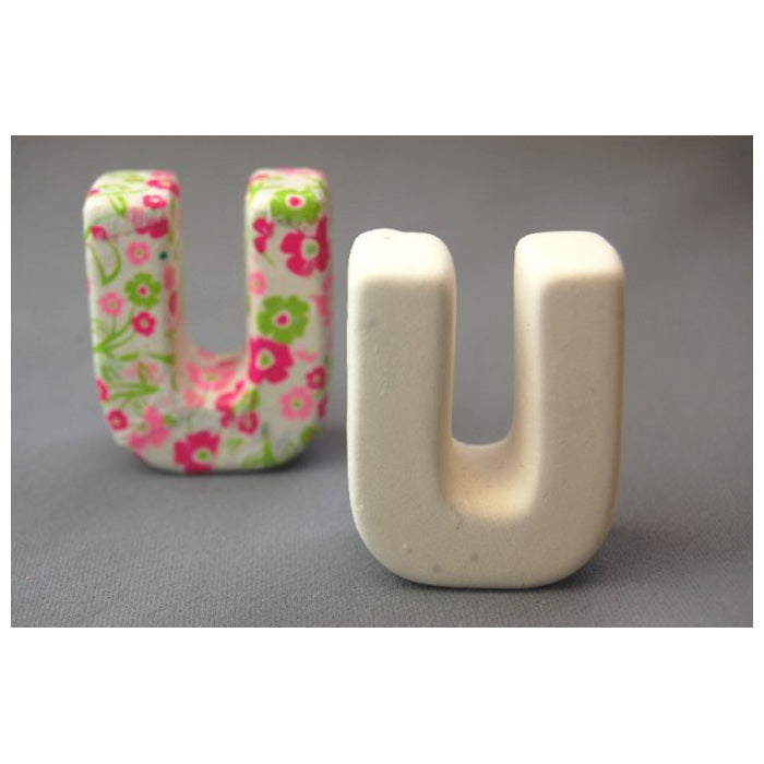 3d Letter U 4.5cm (pack Of 6)