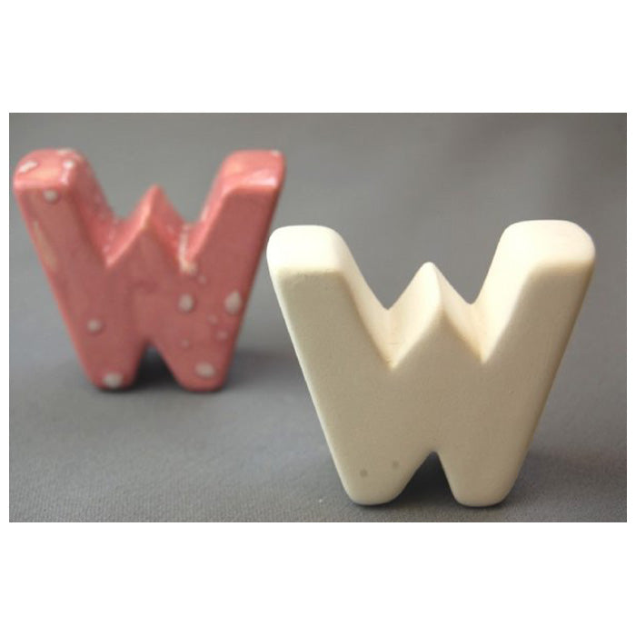 3d Letter W 4.5cm (pack Of 6)