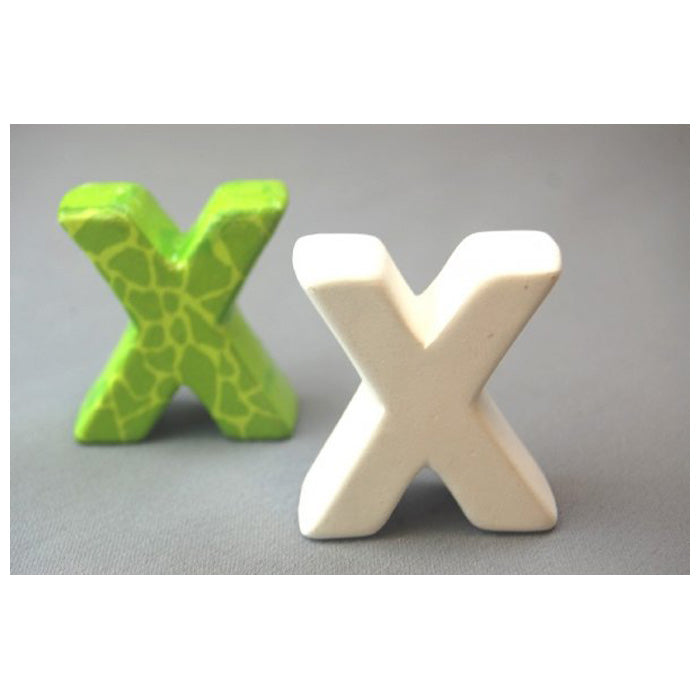 3d Letter X 4.5cm (pack Of 6)