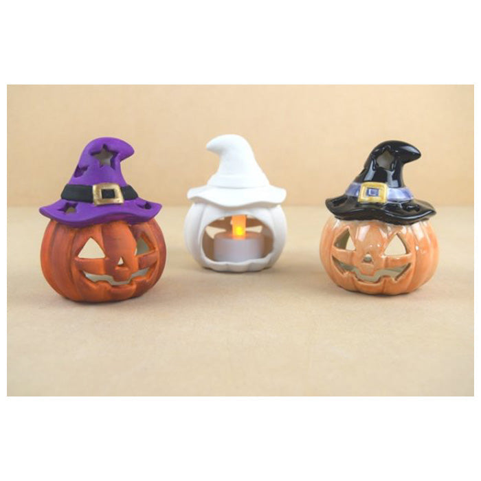 Pumpkin With Hat T-light (Carton Of 12)