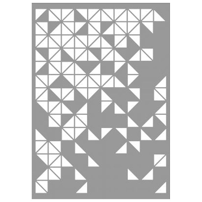 Yart Factory A4 Pattern Triangles Mask Stencil