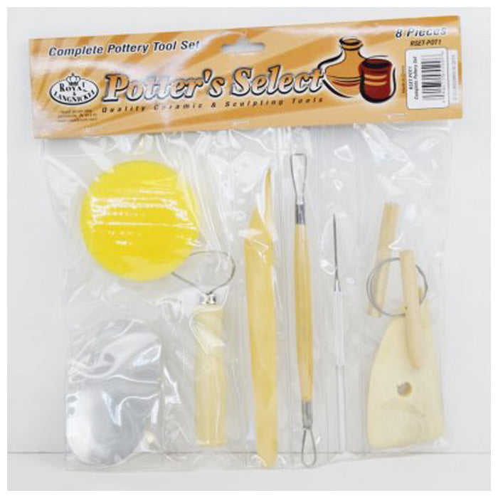 Royal Brush Company Complete Pottery Tool 8 Pc