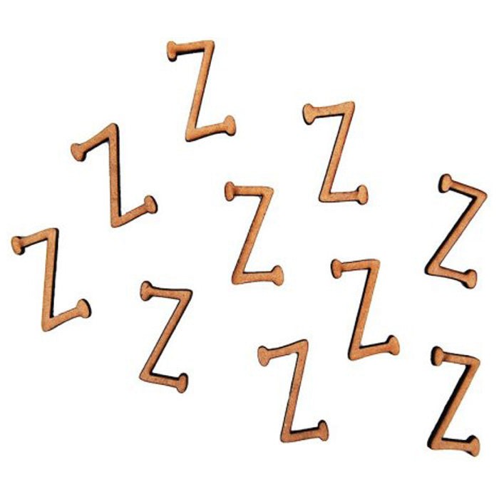 Yart Factory Mdf Letter Z (28mm) Pk 10