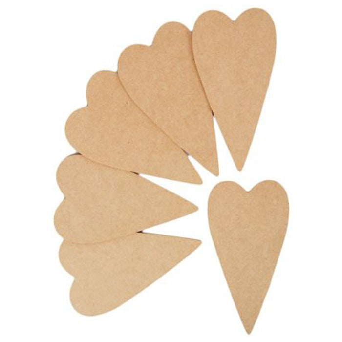 Yart Factory Heart -3mm Mdf 100x180mm -pack