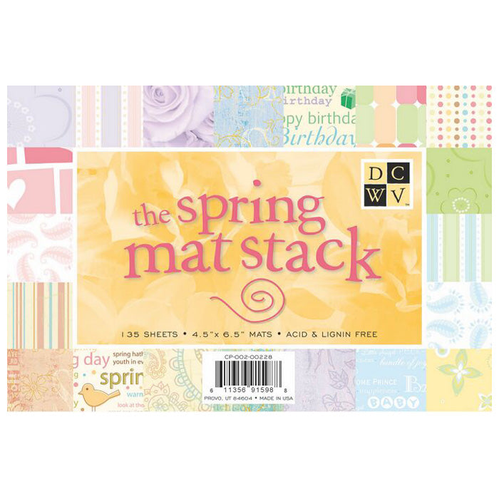 Die Cuts With A View Mat Stack Spring