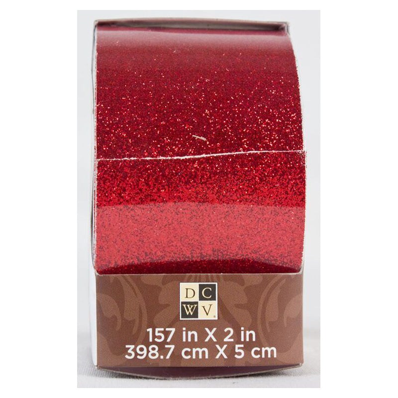 Die Cuts With A View Solid Red Glitter