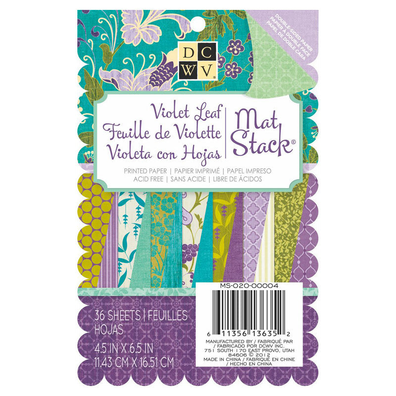 Die Cuts With A View Mat Stack Violet