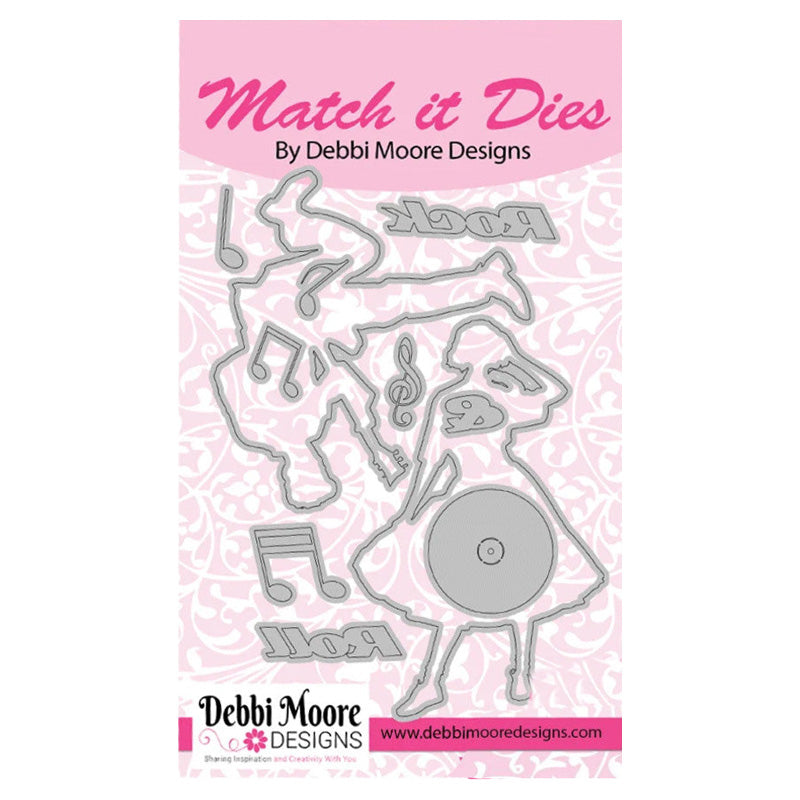 Debbi Moore Designs Rock And Roll Die Set With Free Download