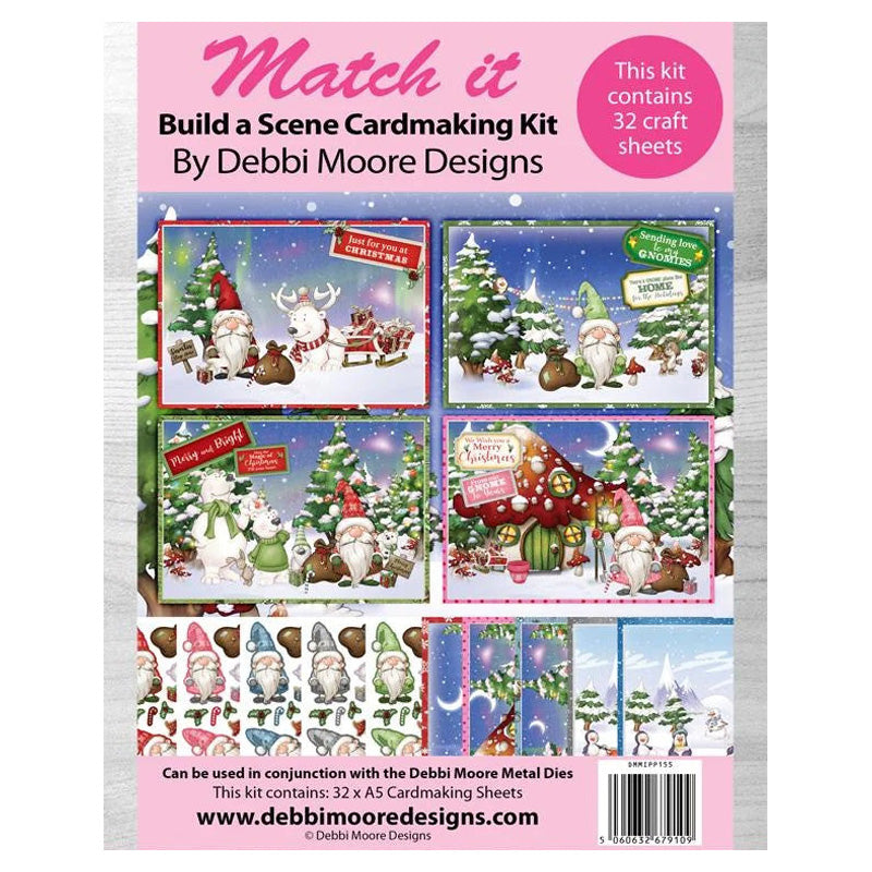 Debbi Moore Designs Match It - Build A Scene I'll Be Gnome For Christmas Pad