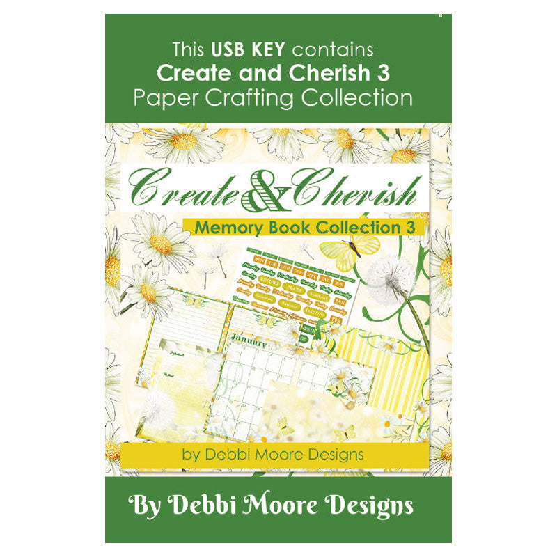 Debbi Moore Designs Create And Cherish Usb Key Volume 3