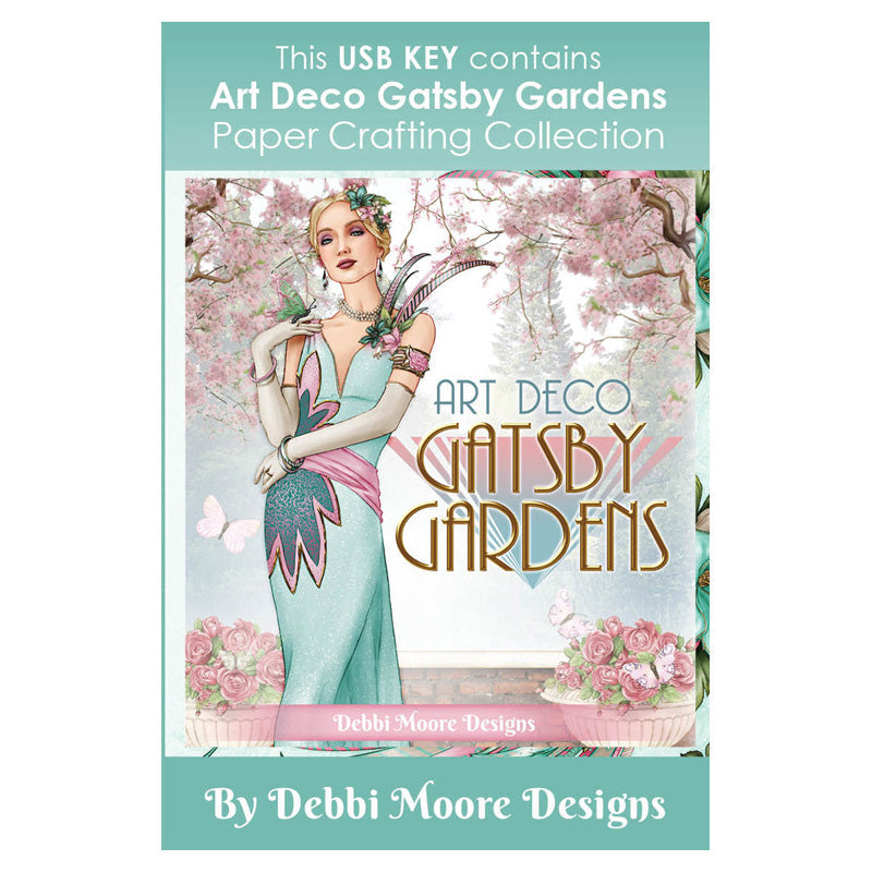 Debbi Moore Designs Art Deco Gatsby Garden Usb Key