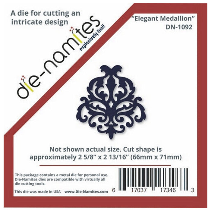 Die-Versions Die-namites Elegant Medallion