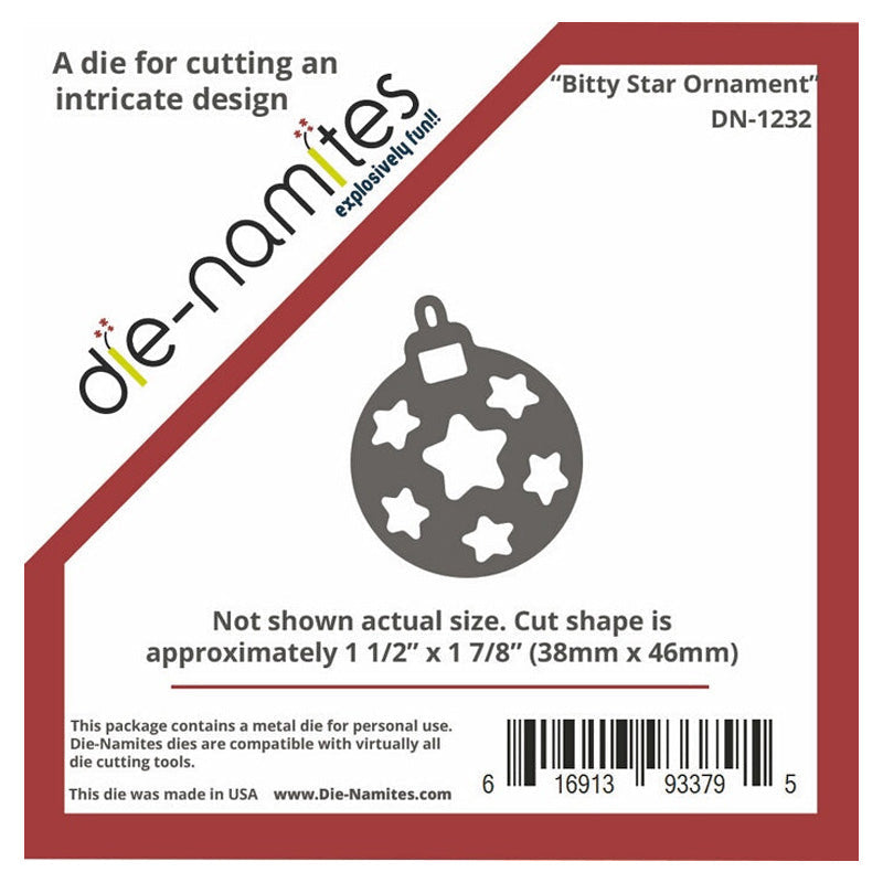 Die-Versions Bitty Star Ornament