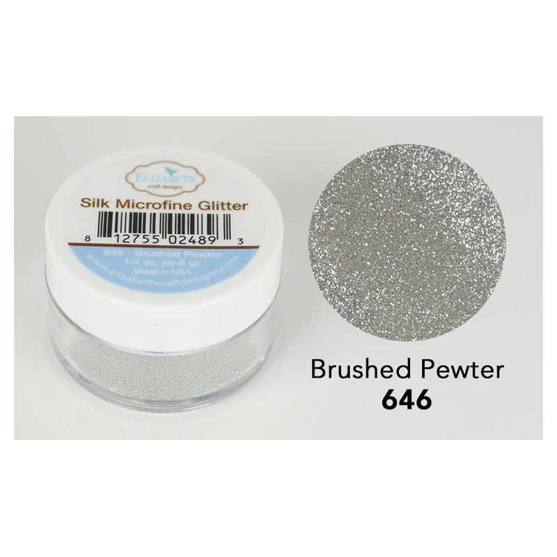 Elizabeth Craft Designs Brushed Pewter Glitter