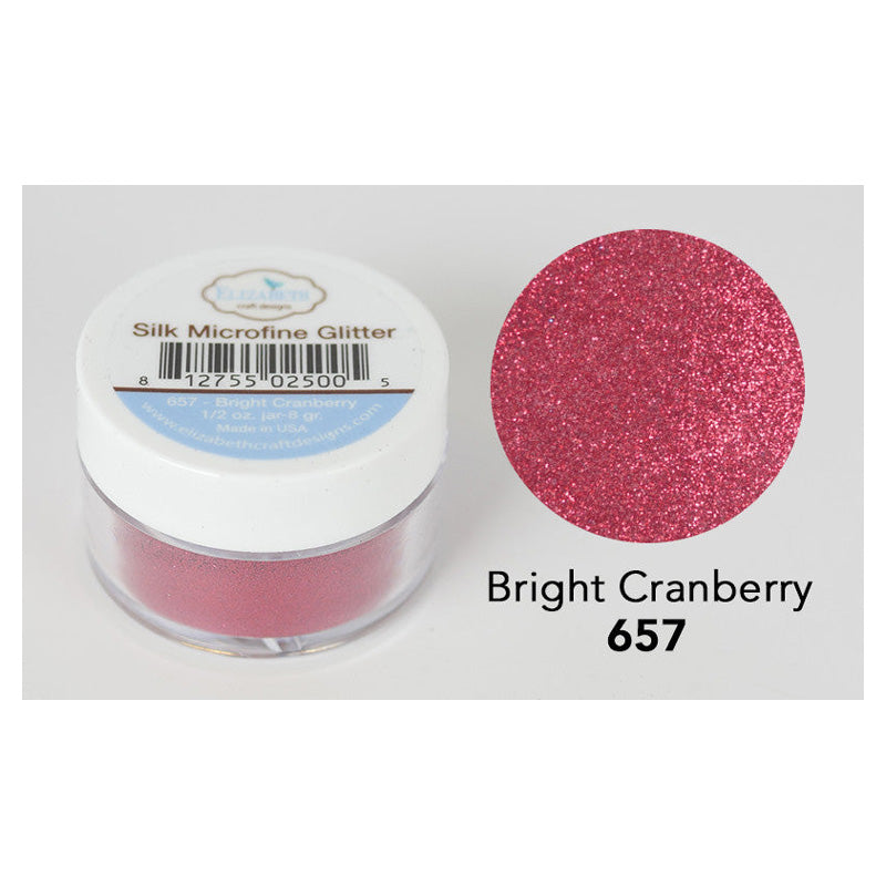 Elizabeth Craft Designs Bright Cranberry Glitter