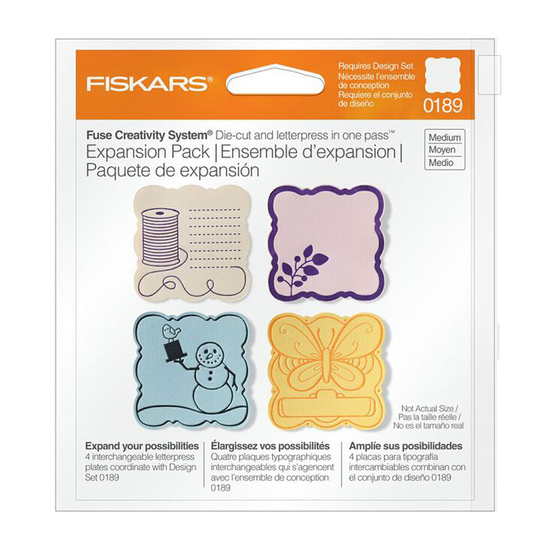 Fiskars Exp Pack Curvy Square (4 Pk)