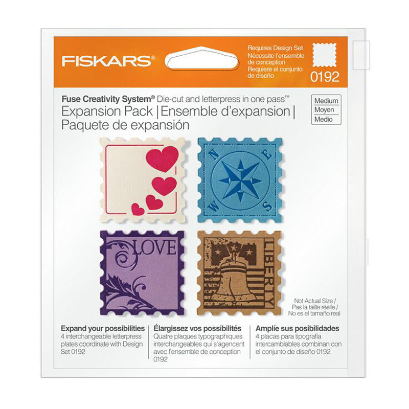 Fiskars Expansion Pack - Stamp (4 Pk)