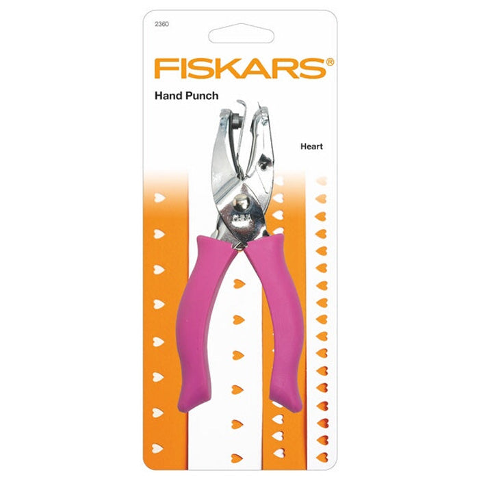 Fiskars Hand Punch - 1/4" Large Heart