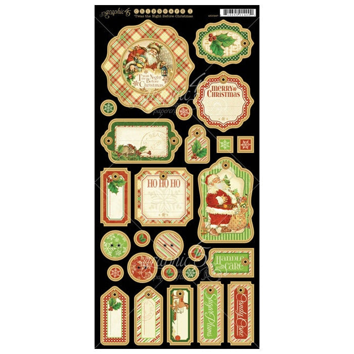 Graphic 45 Chipboard Singles