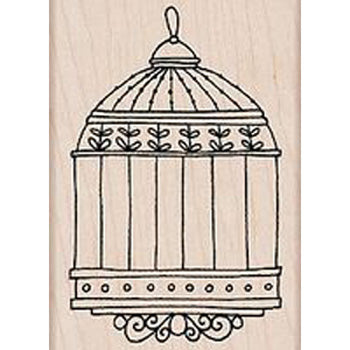 Hero Arts Birdcage - Wood Mounted Stamp