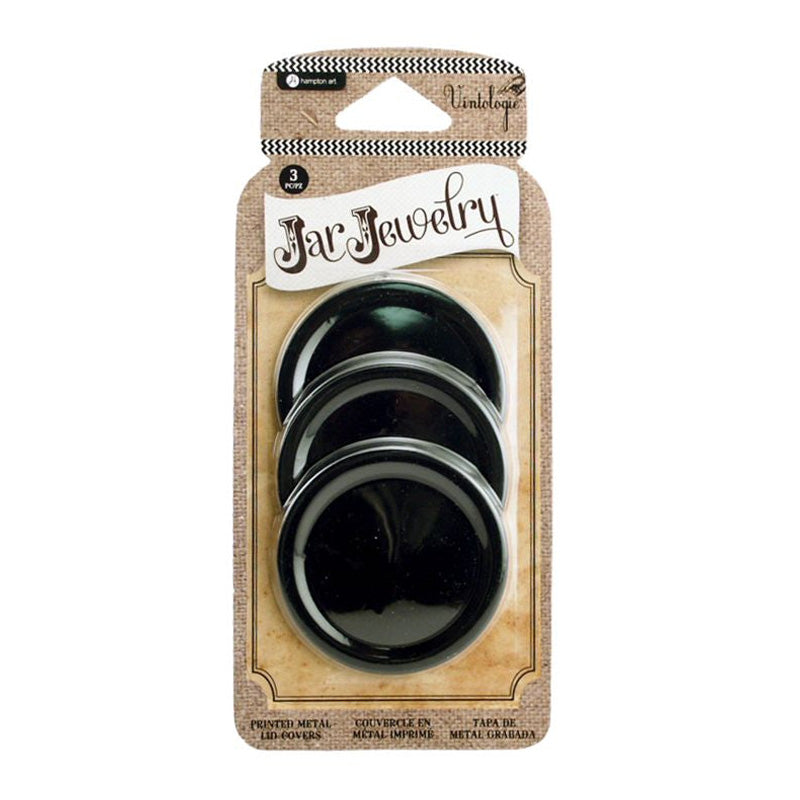 Hampton Art Chalkboard Metal Lid Cvr 3 Pk