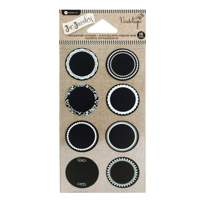 Hampton Art Chalkboard Stickers Circles