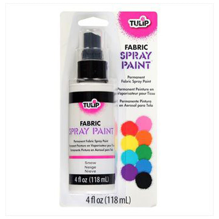 Tulip Snow Fabric Spray Paint Pump 4oz