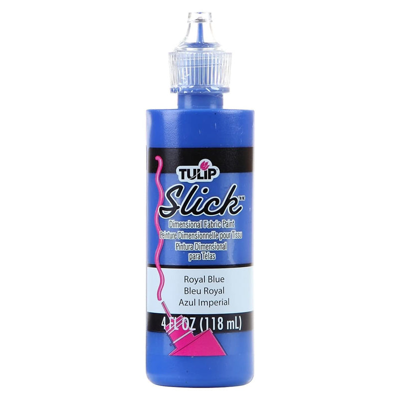 Tulip Slick Royal Blue Dimensional Fabric Paint 4oz