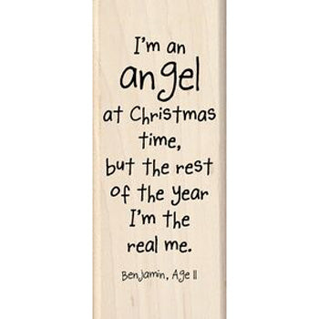 K&Company I M An Angel Wood Mounted Sta